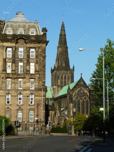 Glasgow Cathedral, viewed from Cathedral Street.