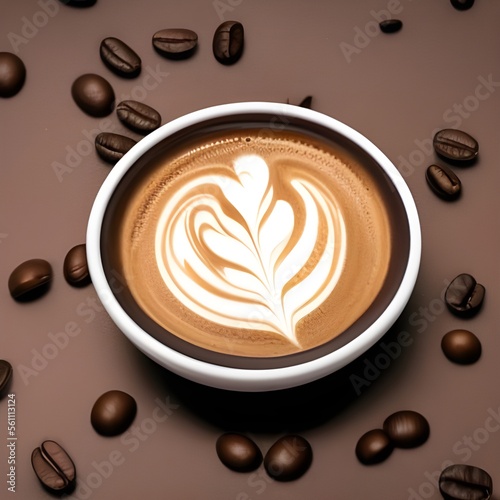 espresso closeup coffee cream luxus illustration 