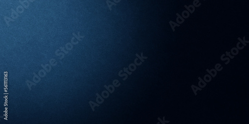Dark blue background texture with black vignette in old vintage grunge textured border design 