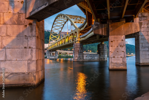 Pittsburgh's Fort Pitt Bridge © Jeffrey Bowser