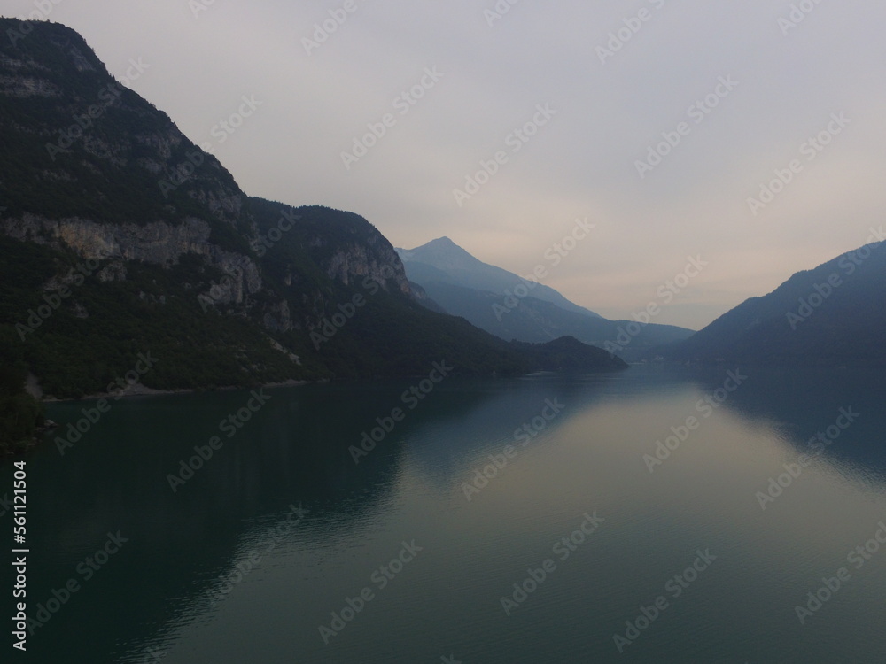 Lake Molveno in Italy