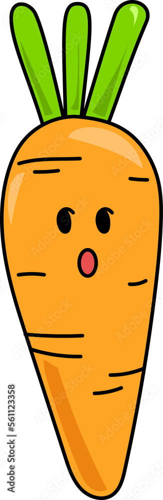 carrot kawaii vegetable funny food clipart carrot kawaii vegetable funny food clipart