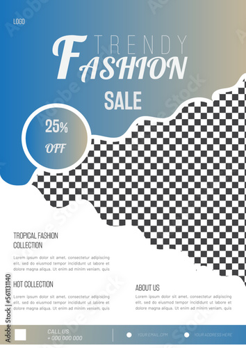 Fashion Sale Flyer Poster template Brand Promotion for Shopping Mall  Store  Shopping Centre Event all Season Fashion