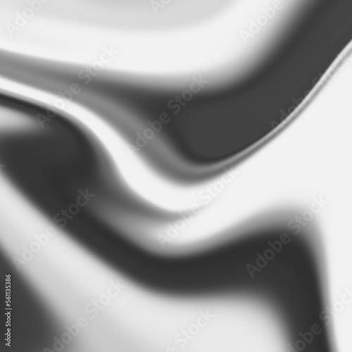 Liquid Surface. Abstract Flow Art Printing. Print Design Fluid Marble Mineral. Acrylic Liquid Flow Art. Wavy Flyer Template. Chrome blured background  (ID: 561135386)