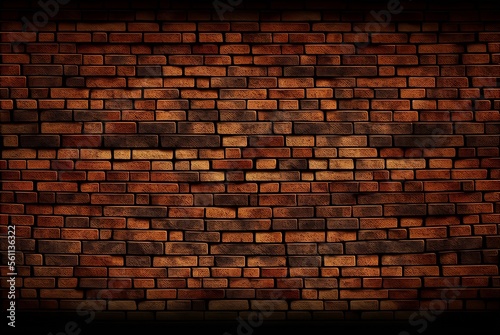 Brick Wall Background  Texture  Generative AI