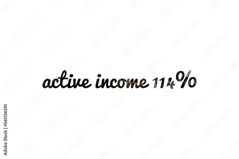 Active Income, Getting Wages For Work, Increase Profit. Man Works, Earns Salary At Paid Job. Businessman Stands With Shovel And Digs Out Money. Idea Of Financial Growth And Business Development.