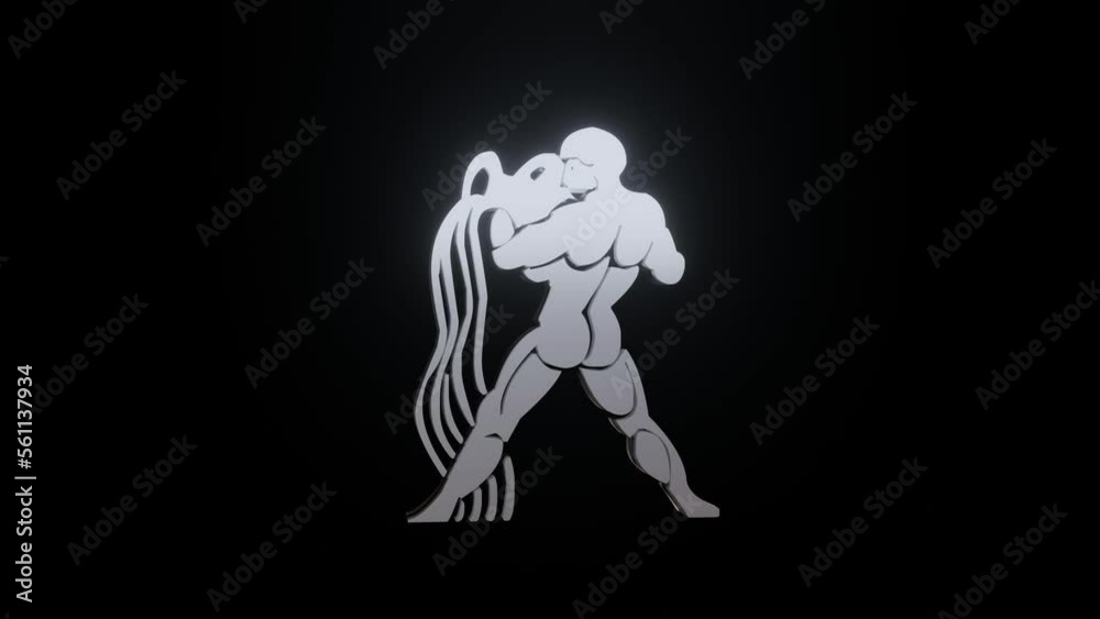 Aquarius. Zodiac sign. Horoscope. Space flight through the constellation. High quality 4k footage Aquarius. Zodiac sign. Horoscope. Space flight through the constellation. High quality 4k footage