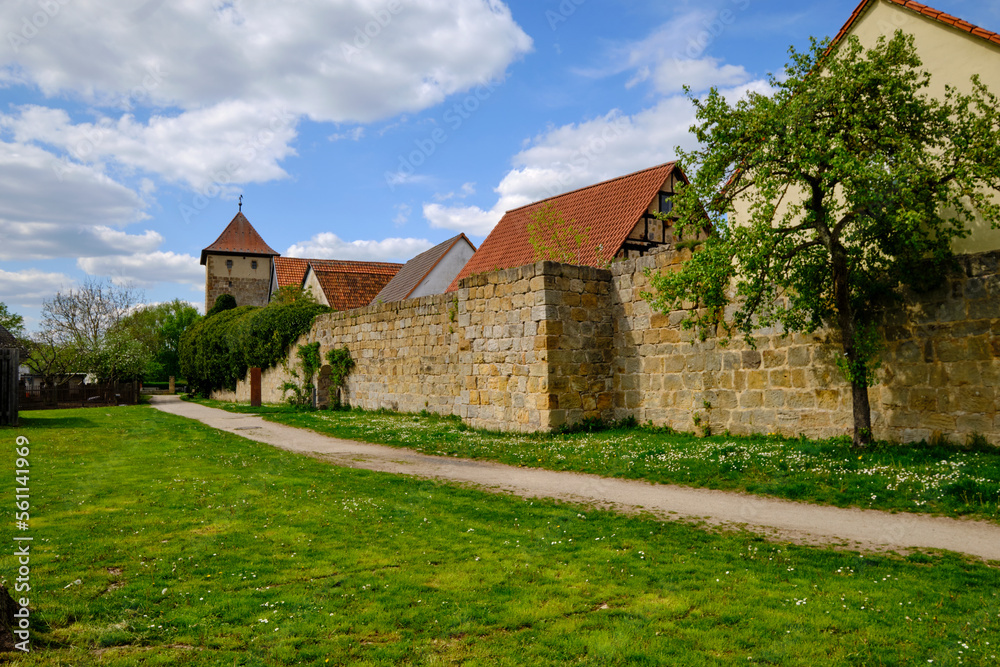 Historische Altstadt von Seßlach, Landkreis Coburg, Oberfranken, Franken, Bayern, Deutschland