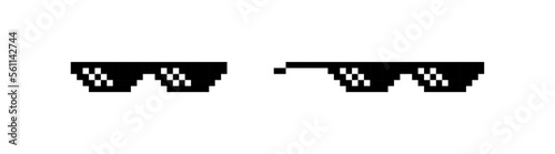 MLG Pixel Sunglasses (Pixel Perfect Vector)