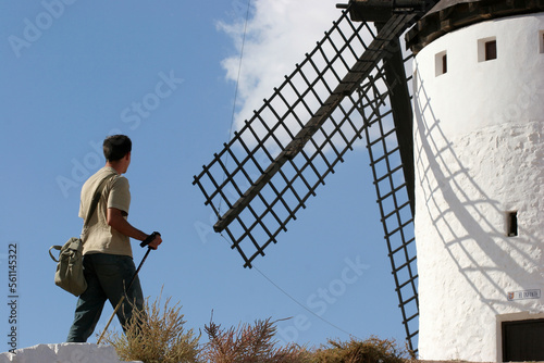 Windmills . Campo de Criptana. Ciudad Real province, Ruta de don Quijote. Castilla-La Mancha, Spain photo