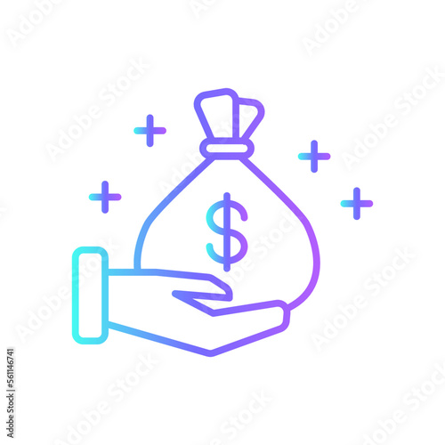 Earn money icon