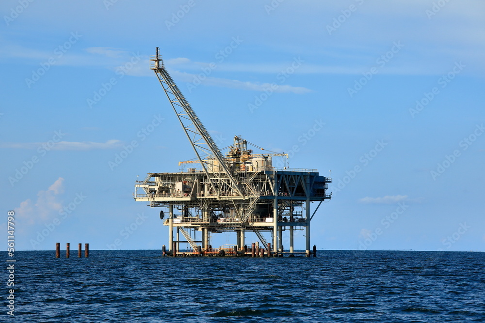Offshore Drilling Platform in Gulf of Mexico