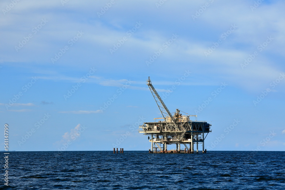 Offshore Drilling Platform in Gulf of Mexico