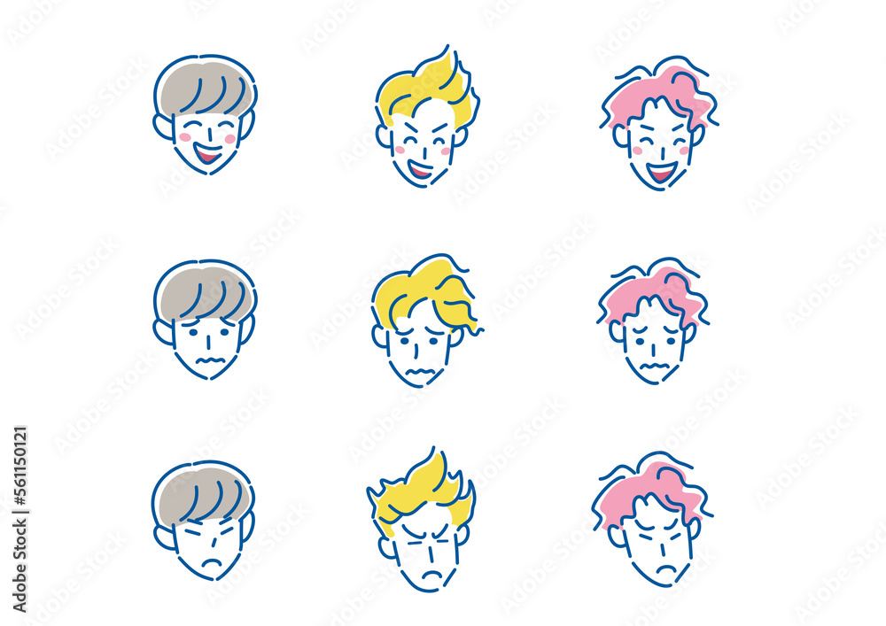 男性 リアクション セット 男性 リアクション セット