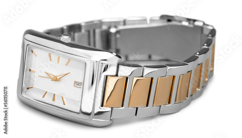 Mettal wrist watch photo