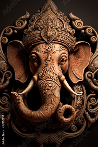 Lord Ganesha, Indian God, Beautiful sculpture