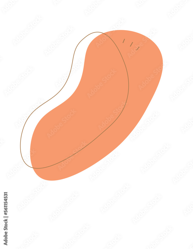 aesthetic brown blob