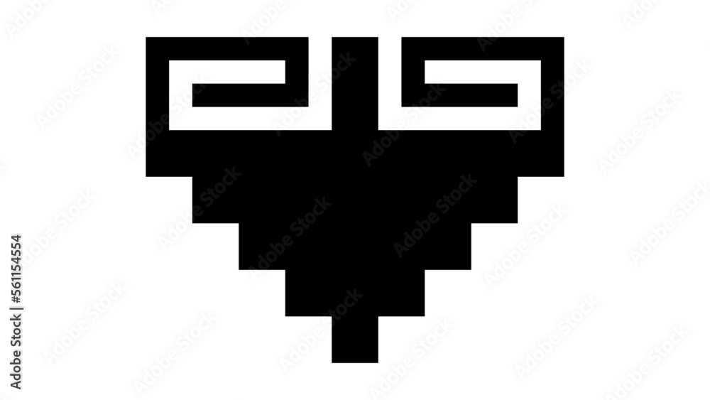 Obraz premium Ancient Mexican Xicalcoliuhqui Motif for Tattoo