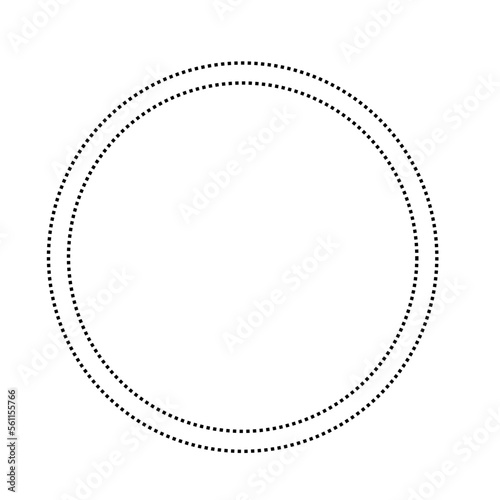 abstract circle frame