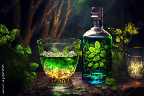 Irish Green Cocktails, Generative AI