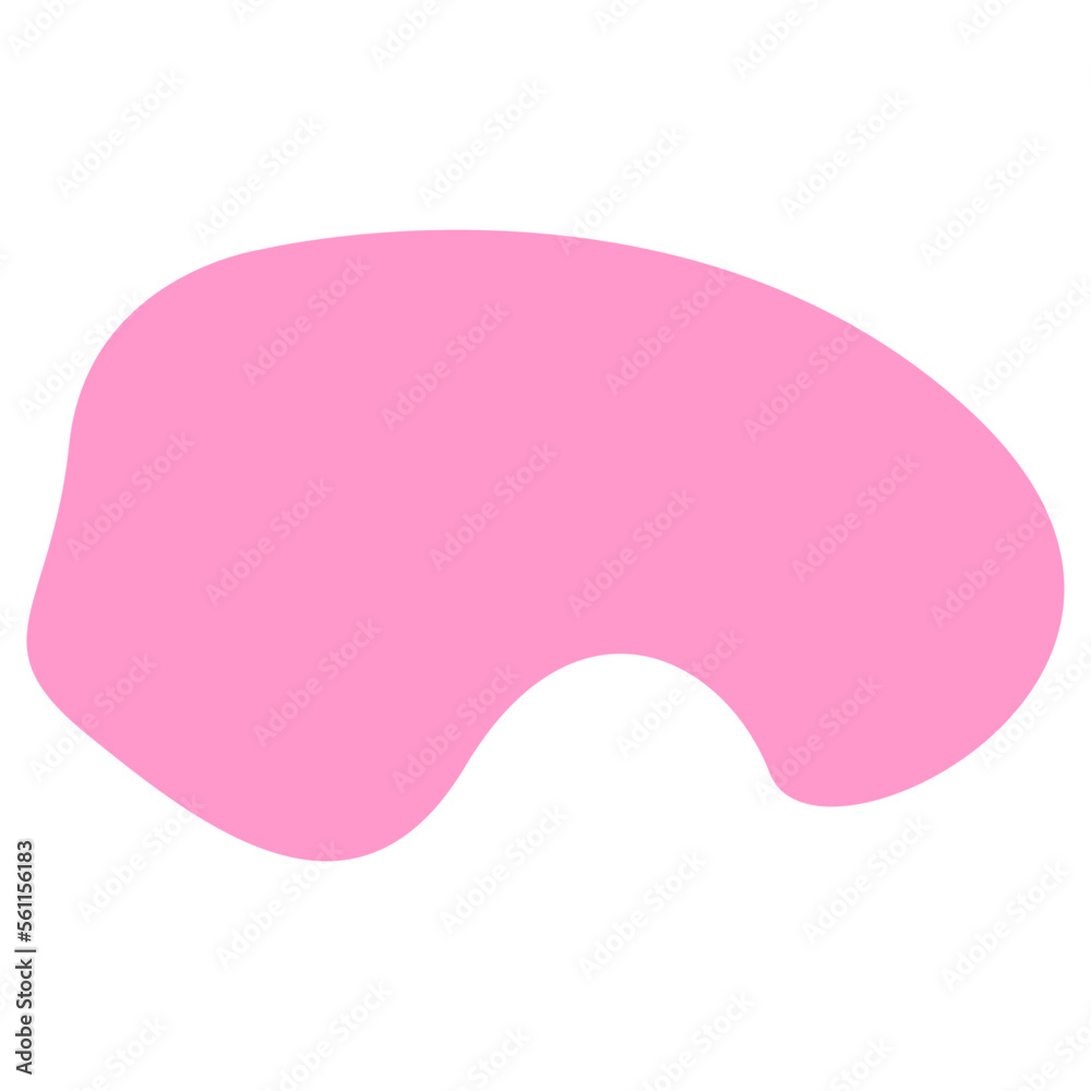 aesthetic pink blob shape aesthetic pink blob shape