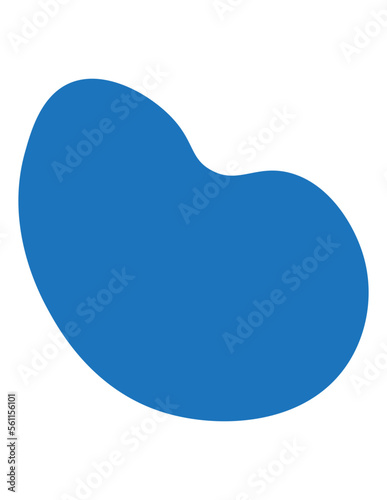 simple blue blob
