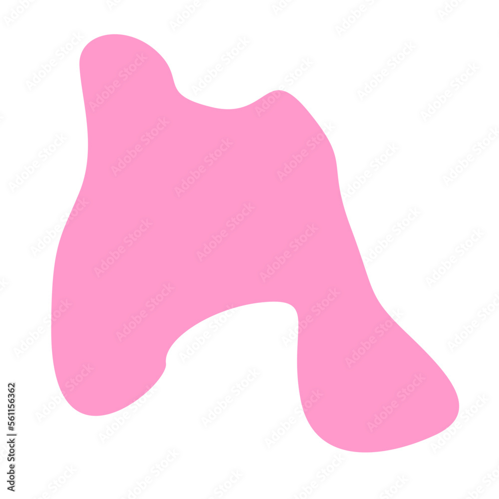 aesthetic pink blob shape aesthetic pink blob shape