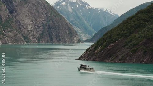 boat on the river in alaska