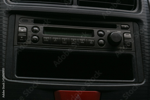 radio player. music player in car dashboard © Yellyana