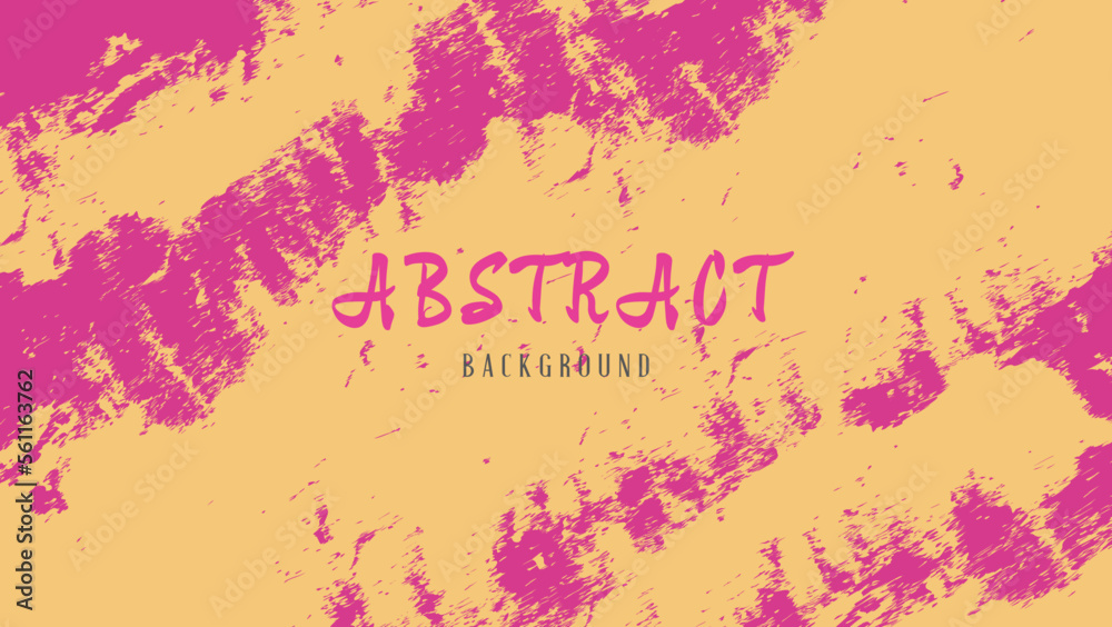 Fototapeta premium Abstract Pink and Yellow Rough Grunge Texture Background