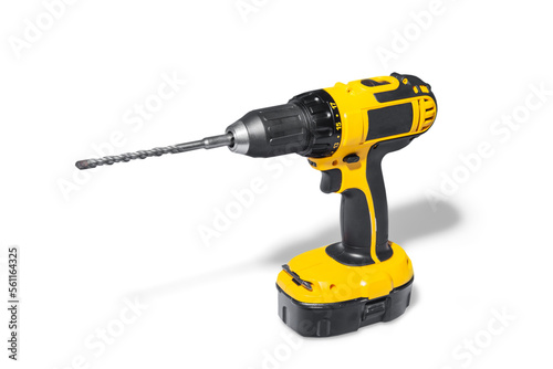 Obraz na płótnie Work cordless tool Power electric drill