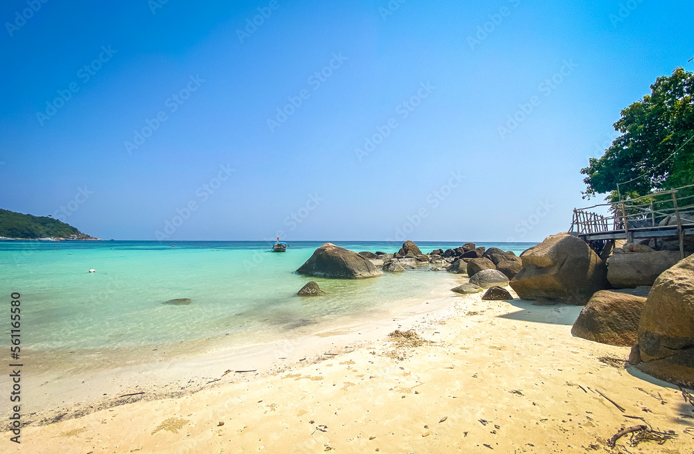 View of Pattaya Beach in Koh Lipe, Satun, Thailand View of Pattaya Beach in Koh Lipe, Satun, Thailand