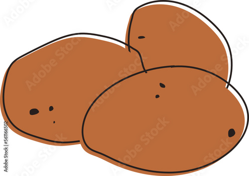 Potato vector illustration 