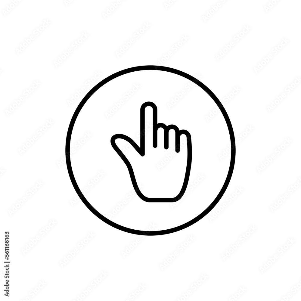 Hand,Touchscreen icon vector logo design illustration Hand,Touchscreen icon vector logo design illustration