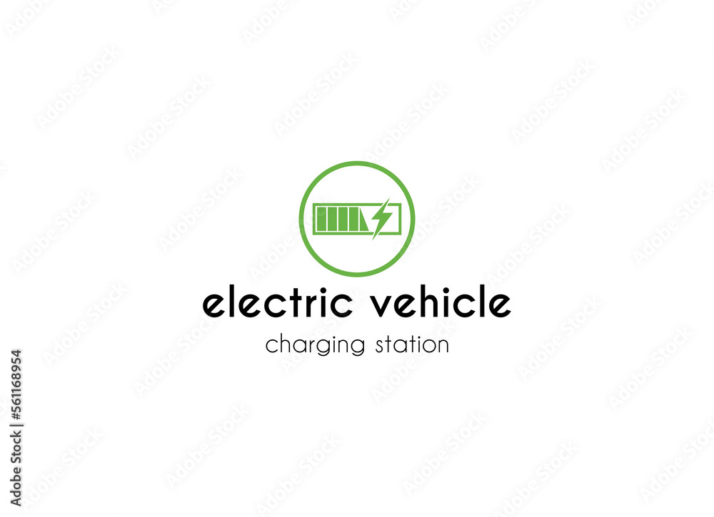 Electrical charging station vector icon Electrical charging station vector icon