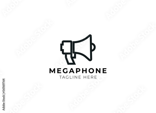 storyteller logo design inspiration . simple speaker logo design template