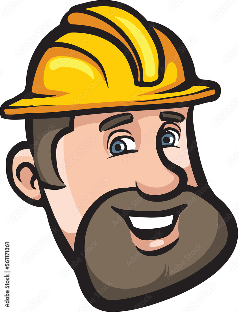 cartoon smiling worker face - PNG image with transparent background cartoon smiling worker face - PNG image with transparent background