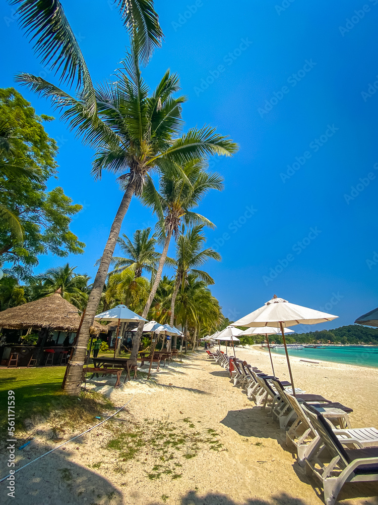 View of Pattaya Beach in Koh Lipe, Satun, Thailand