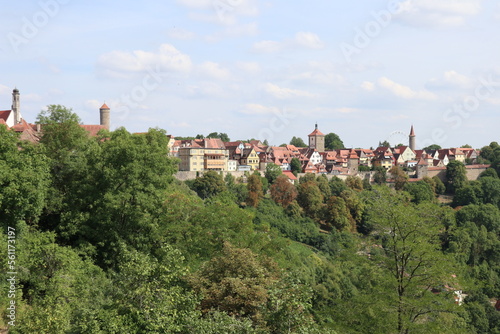 Summer season of Rothenburg ob der Tauber, Germany