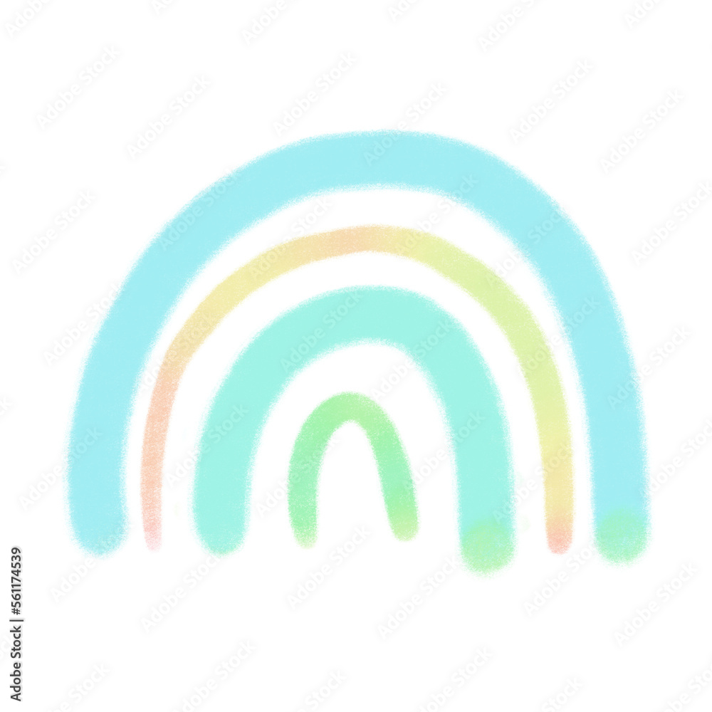 Rainbow line Rainbow, signs and symbols, Hand drawn in doodle style. Rainbow line Rainbow, signs and symbols, Hand drawn in doodle style.