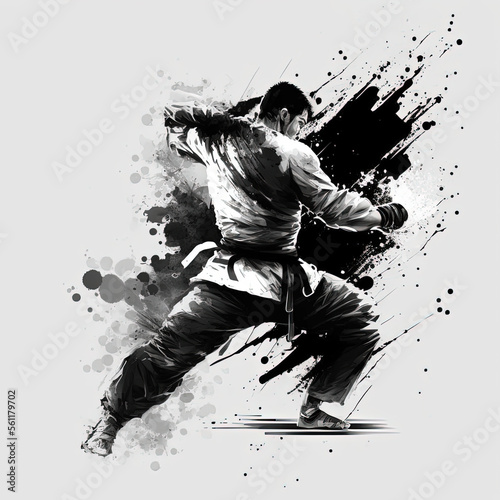 taekwondo art vector 2