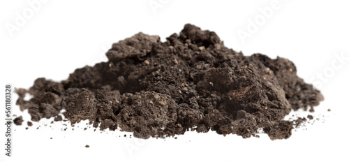 Nature earth black soil or dirt