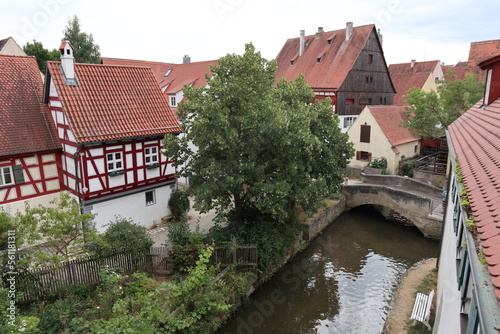 Old town in Nördlingen, Germany photo
