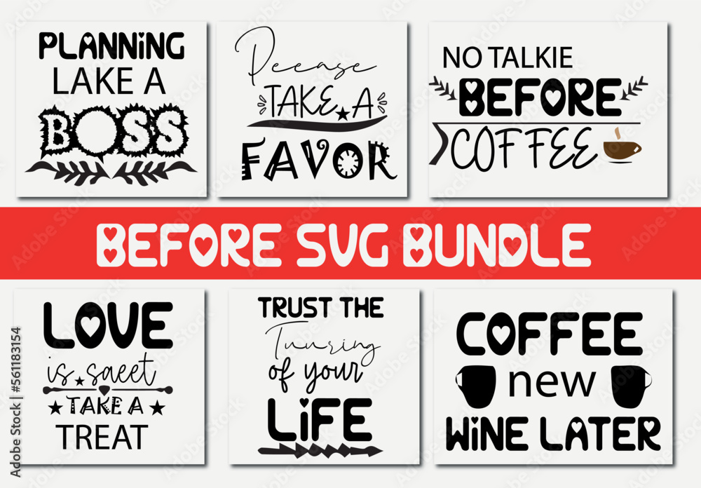 Fototapeta premium BEFORE SVG BUNDLE