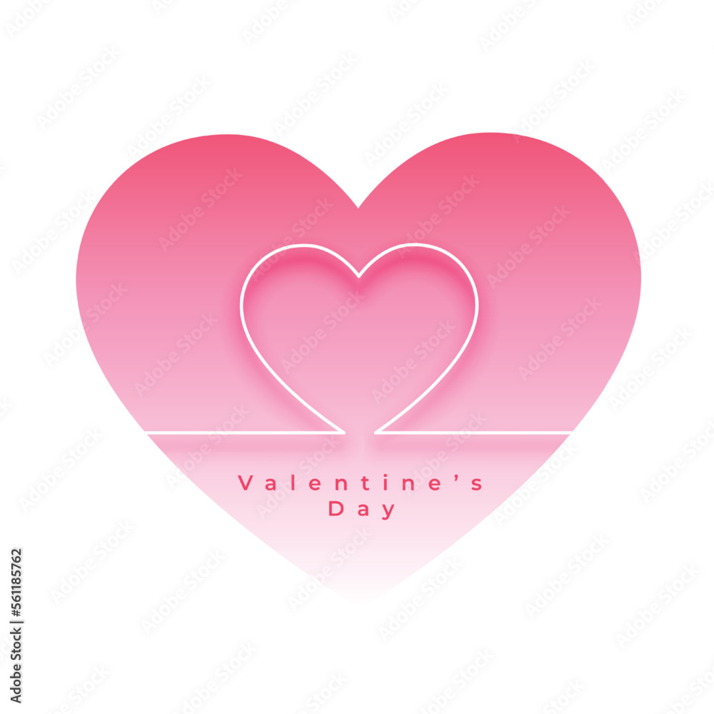 line style cute heart valentines day lovely background line style cute heart valentines day lovely background