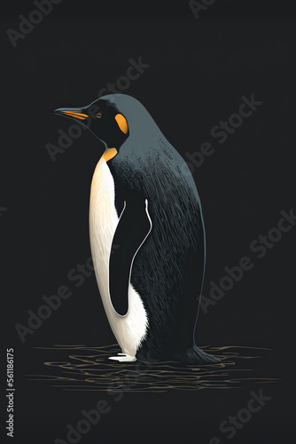 penguin  bird  dark  ai