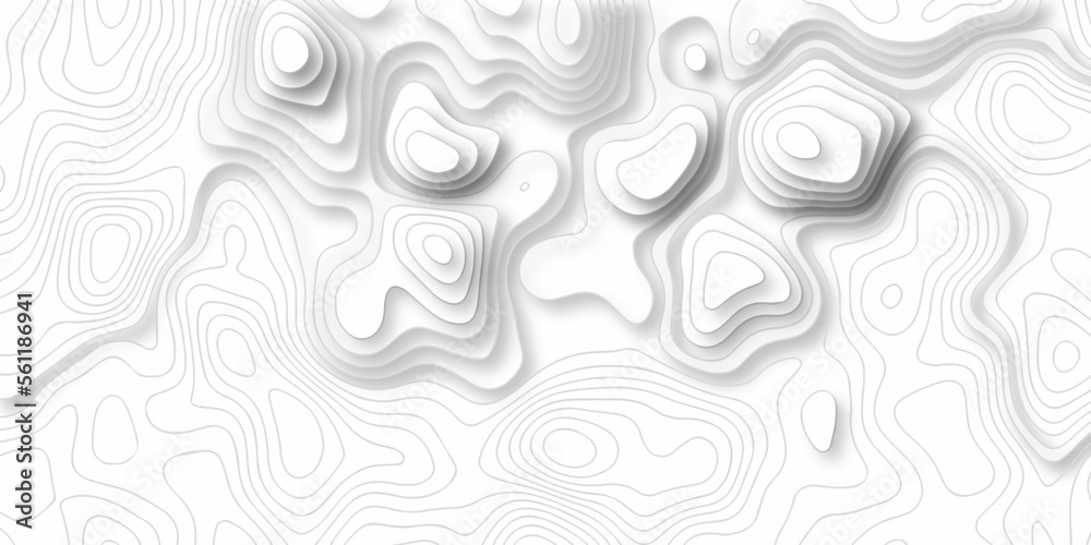 Abstract background with lines Topographic map background. Line topography map contour background, geographic grid. Abstract vector illustration.	
