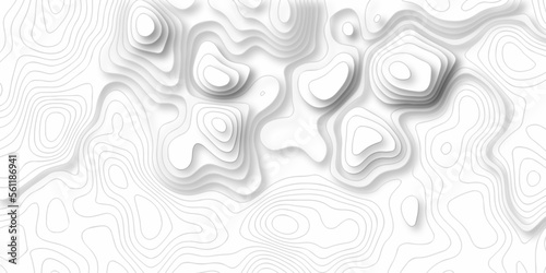 Abstract background with lines Topographic map background. Line topography map contour background, geographic grid. Abstract vector illustration. 