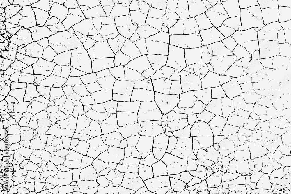 Texture of arid ground cracks and splashes of stains, black and white texture background EPS vector Texture of arid ground cracks and splashes of stains, black and white texture background EPS vector
