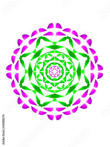 abstract flower design